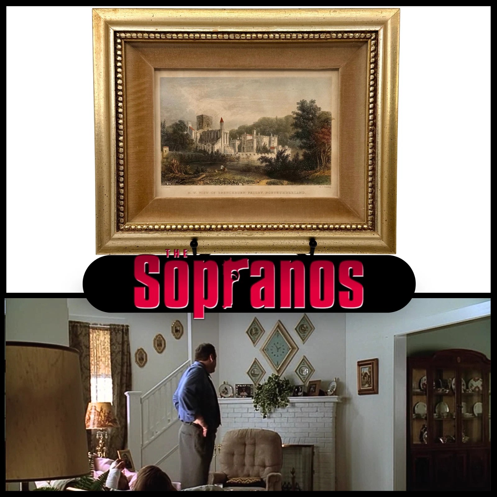 The Sopranos production-related antique art piece listing image